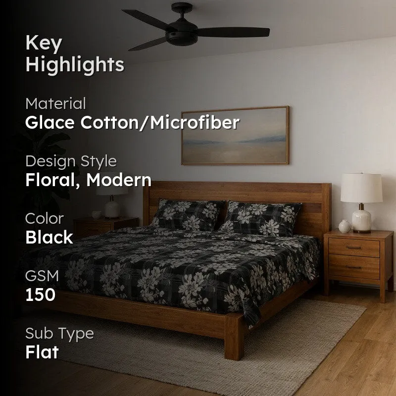 Floriar Microfiber Microfiber Bedsheet - 150 GSM media 2