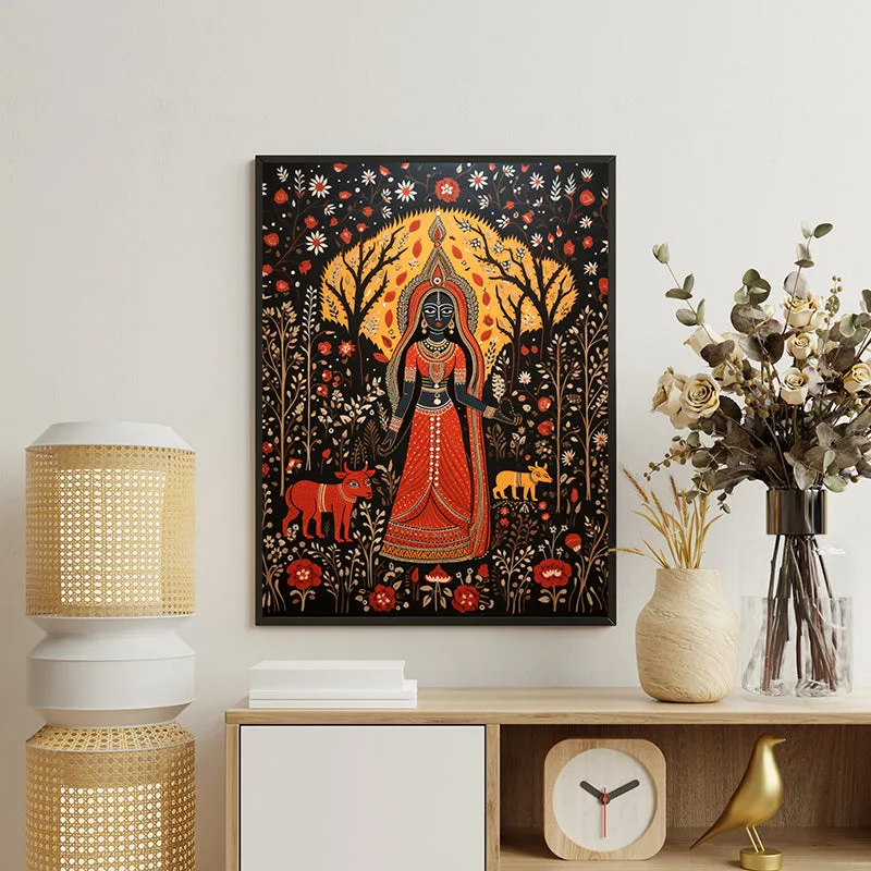 Divine Wild Glow Canvas Wall Art media 3