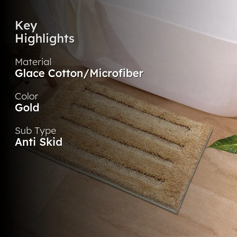 Luxe Classic Bath Mat - Gold media 2