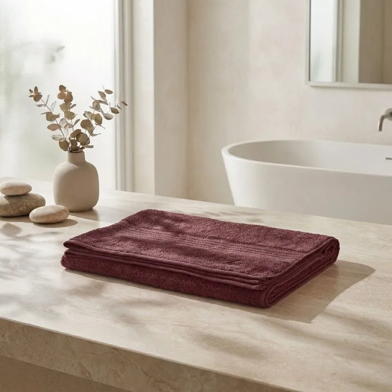 Monte Carlo Dry Nest Pure Cotton Bath Towel - Brown media 1