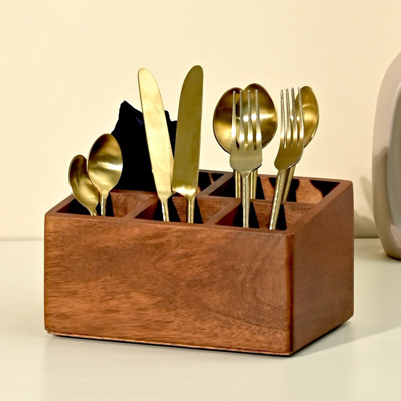 Hasse Wooden Cutlery Holder media 8