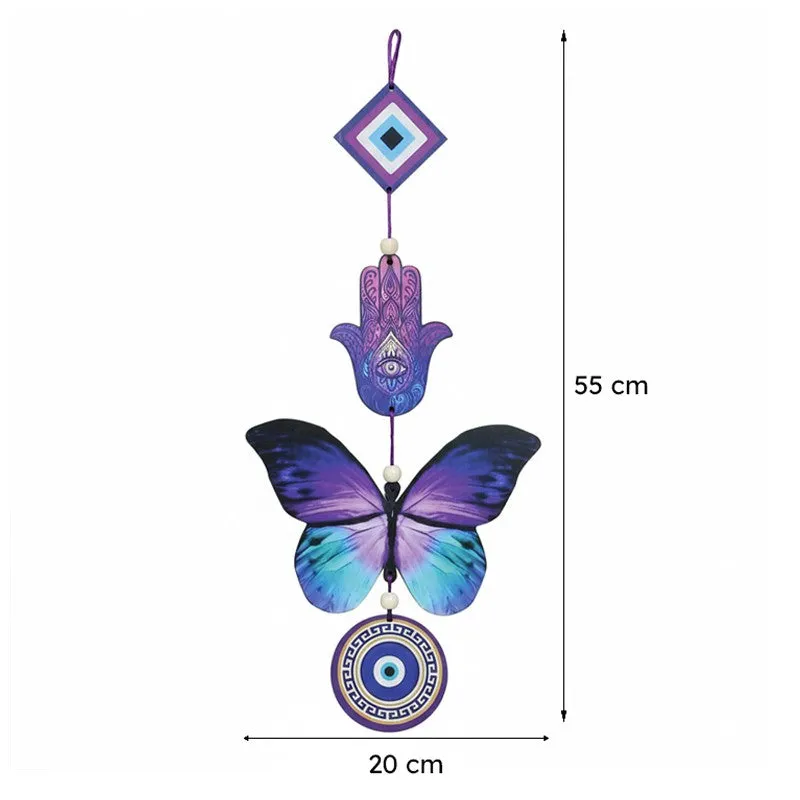 Ethereal Evil Eye Hamsa MDF Wall Hanging media 7
