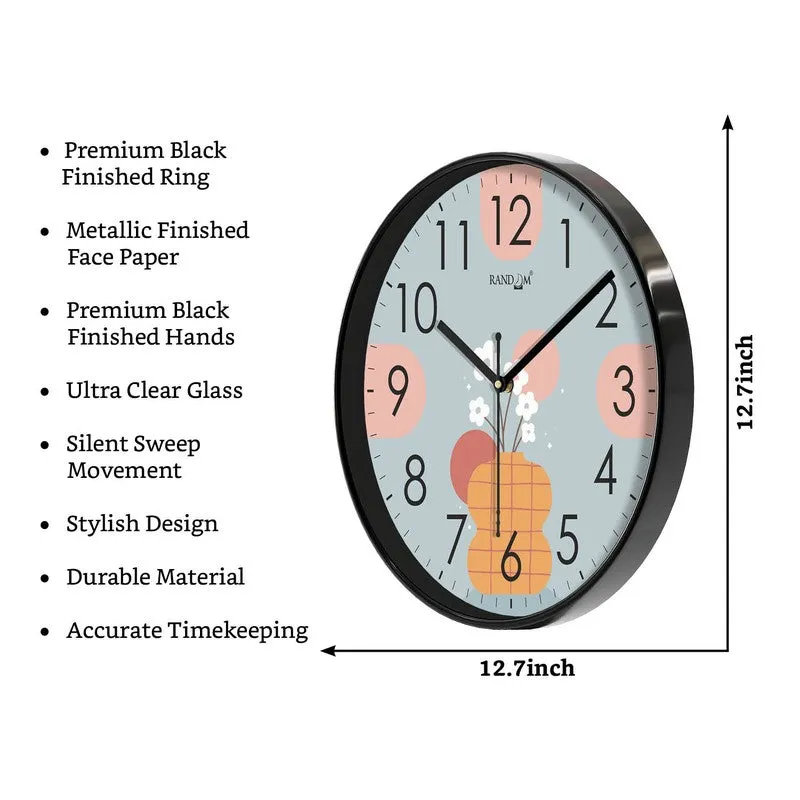 Journey Round Analog Wall Clock - Multicolor media 8