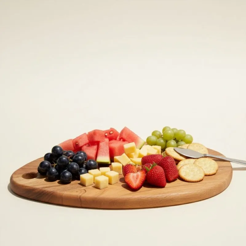 Woodcraft Oval Wooden Chopping Board media 6