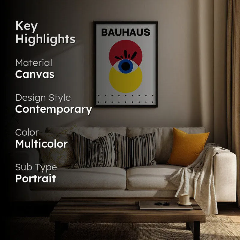 The Eye Archival Canvas Wall Art - Black Frame media 2