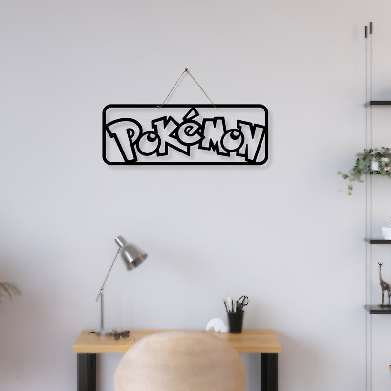 PokeMon Lines Iron Wall Accent