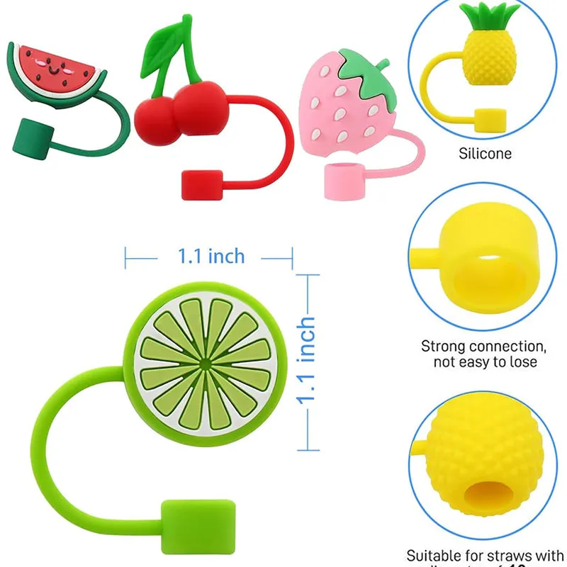Fruit Cocktail Straw Cover - Set Of Five media 8