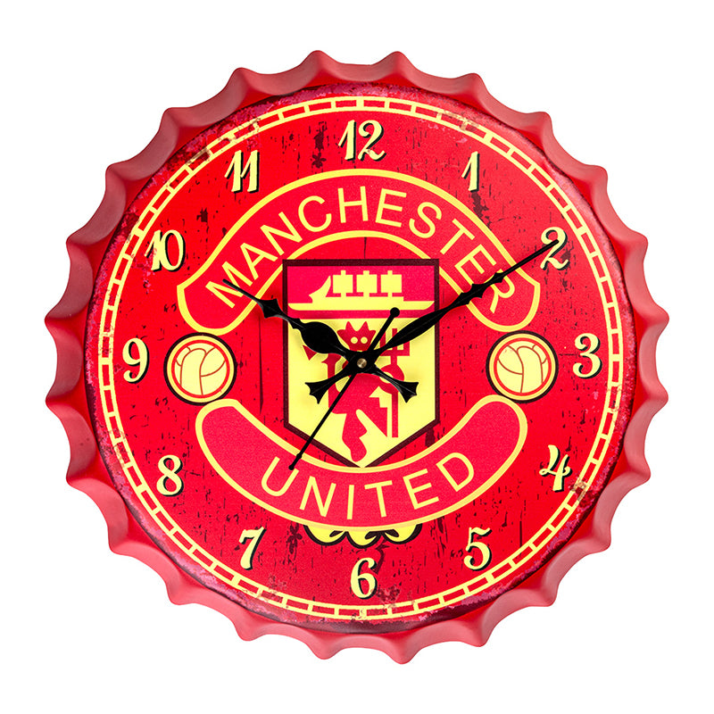 Manchester Bottle Cap Wall Clock media 3