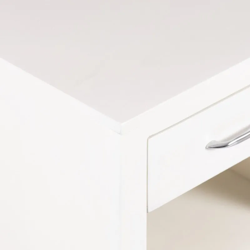 Tverix Sheesham Wooden Side & Bedside Table (White) - Set Of Two media 6
