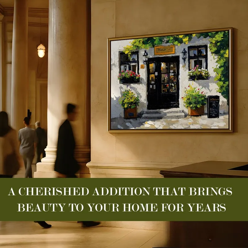 Vitreous Canvas Wall Painting With Frame media 7
