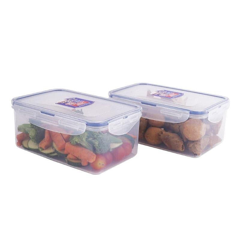 Delight Bites Rectangle Lunch Box (1400 ML) - Set Of Two media 3