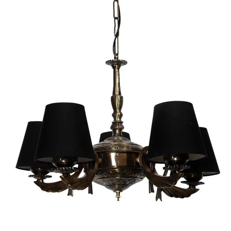 Corvo Conical Golden Antique Ceiling Lamp media 4