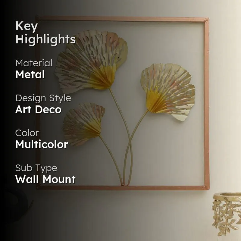 Deno Floral Metal Wall Accent media 2