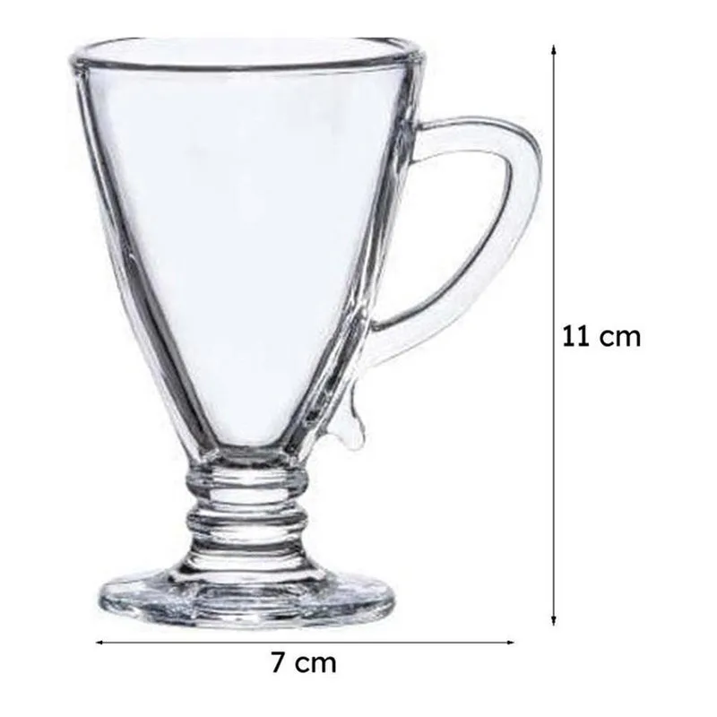 Whirl Glass Tea Cup (120 mL Each) - Set of Six media 8