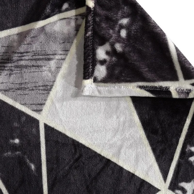 Geometric Gala Warm Bedsheet - 150 GSM media 5