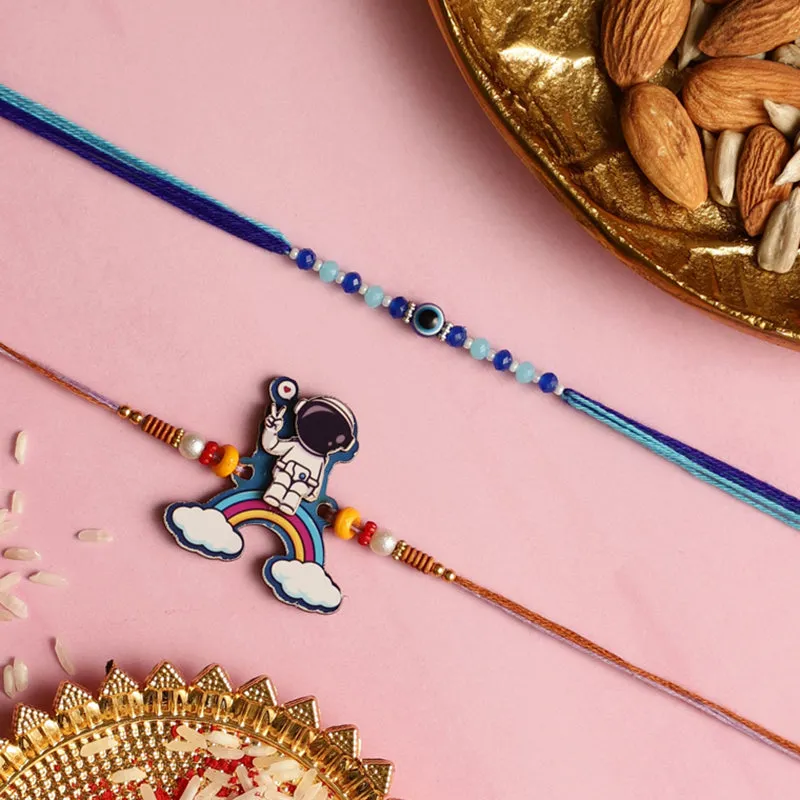 Astro I Rakhi with Roli Chawal - Three Piece Set media 1