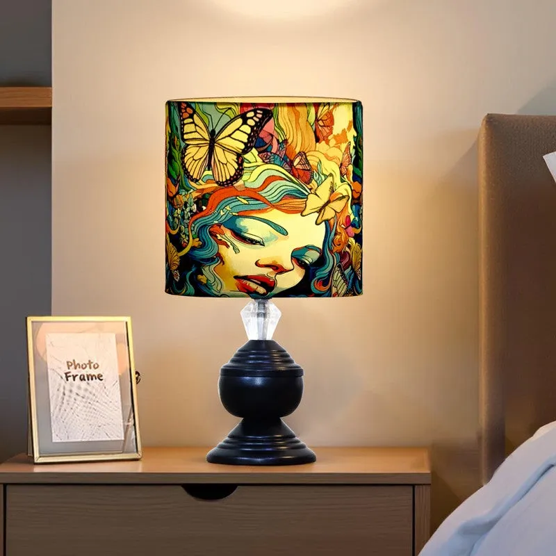 Winged Lady Metal Table Lamp media 4