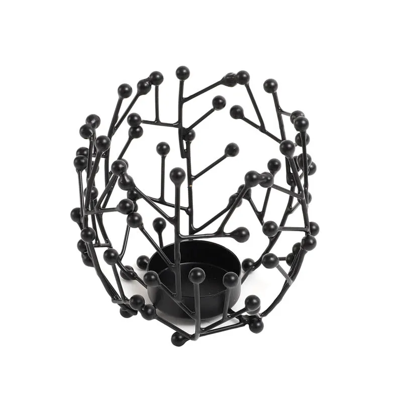 Crony Tea Light Candle Holder - Black media 7
