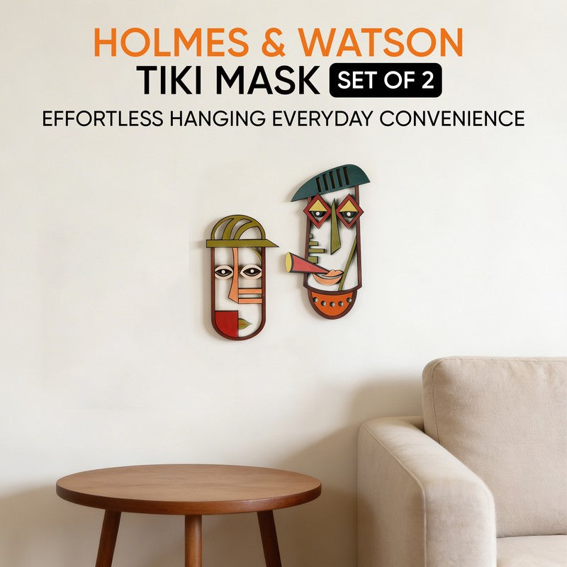 Holmes & Watson Wooden Wall Accent - Set Of Two media 4