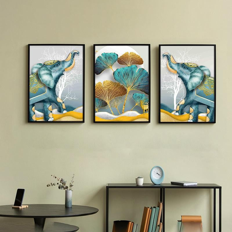 Rhosyn Wall Art With Frame - Set Of Three media 4