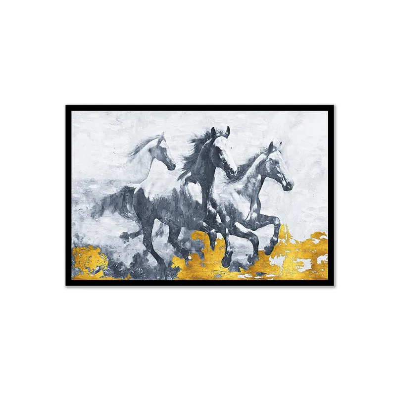Equine Shades Wall Art with Black Frame media 3