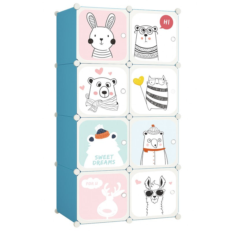 Rioware UrbanFold Storage Wardrobe Racks - Blue media 4