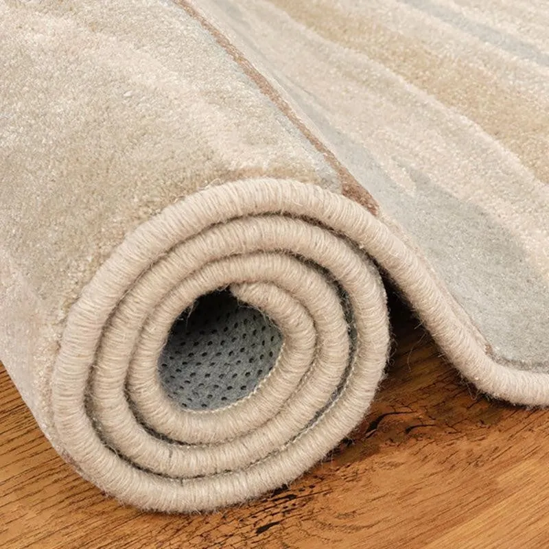 Thoth Hand Tufted Abstract Wool & Nylon Carpet - Taupe media 4