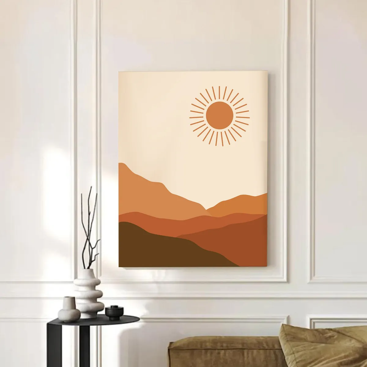 Desert King Cotton Canvas Wall Painting media 3