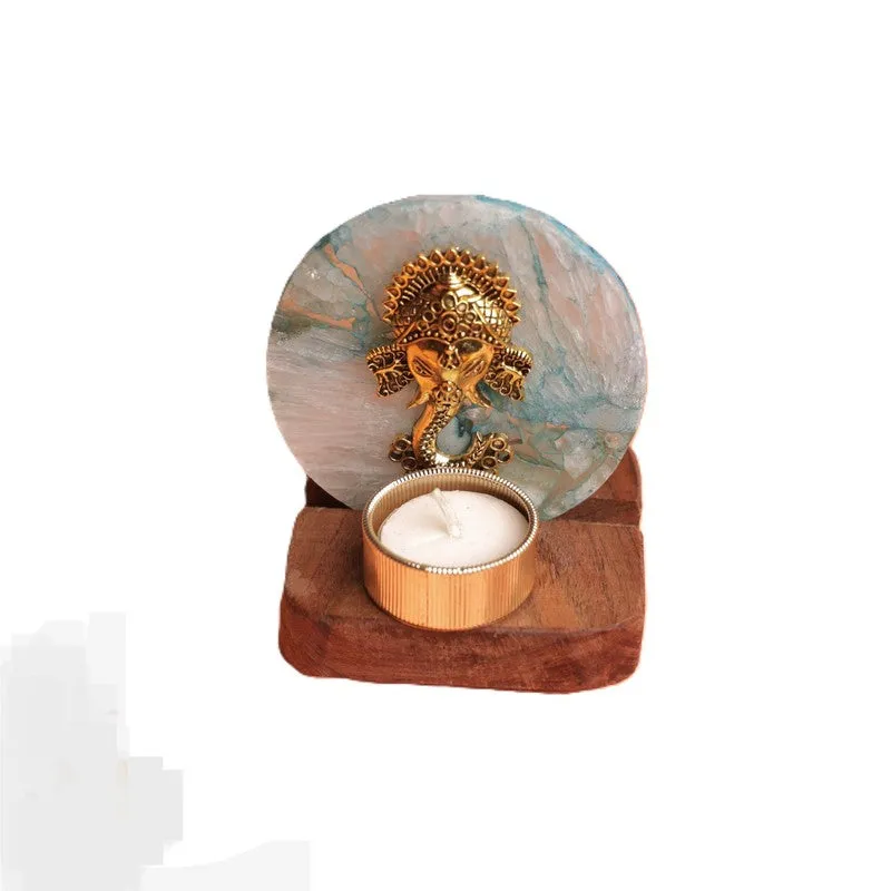Sacred Aura Ganesha Tealight Holder media 5
