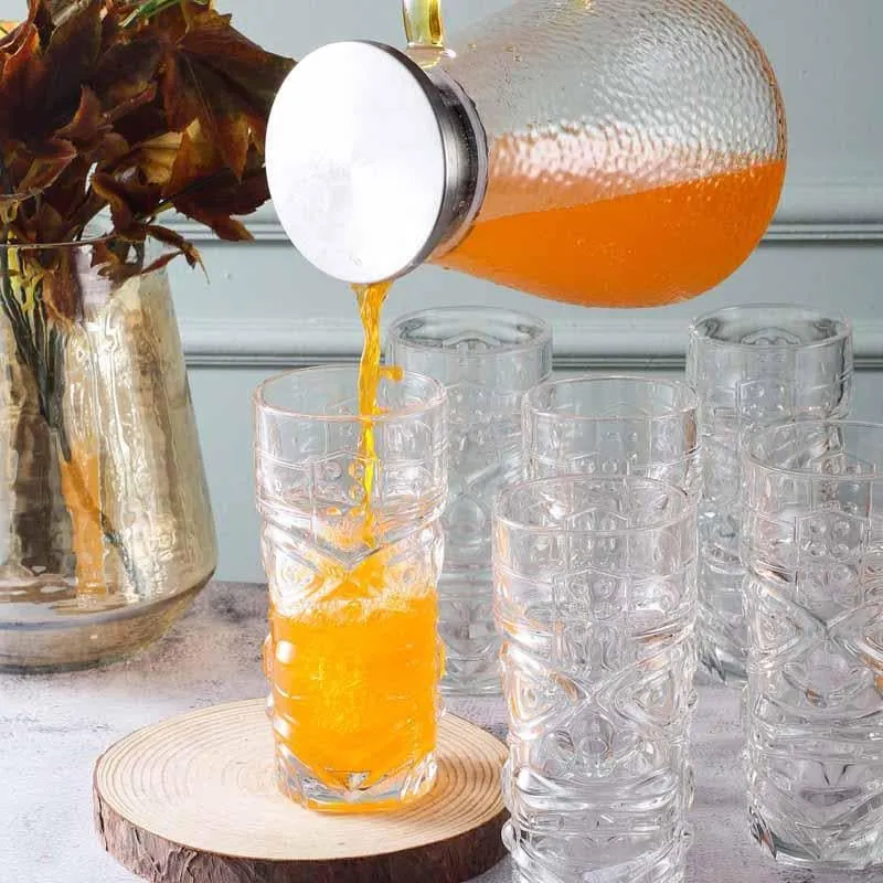 Tiki Shiki Glass (400 ml ) - Set Of Six media 2