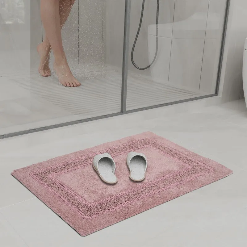 SpaStep Cotton Bath Mat - Pink media 3