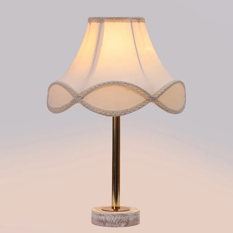 Valencia Arc Rodin Wooden Table Lamp - OffWhite,Gold,White media 5