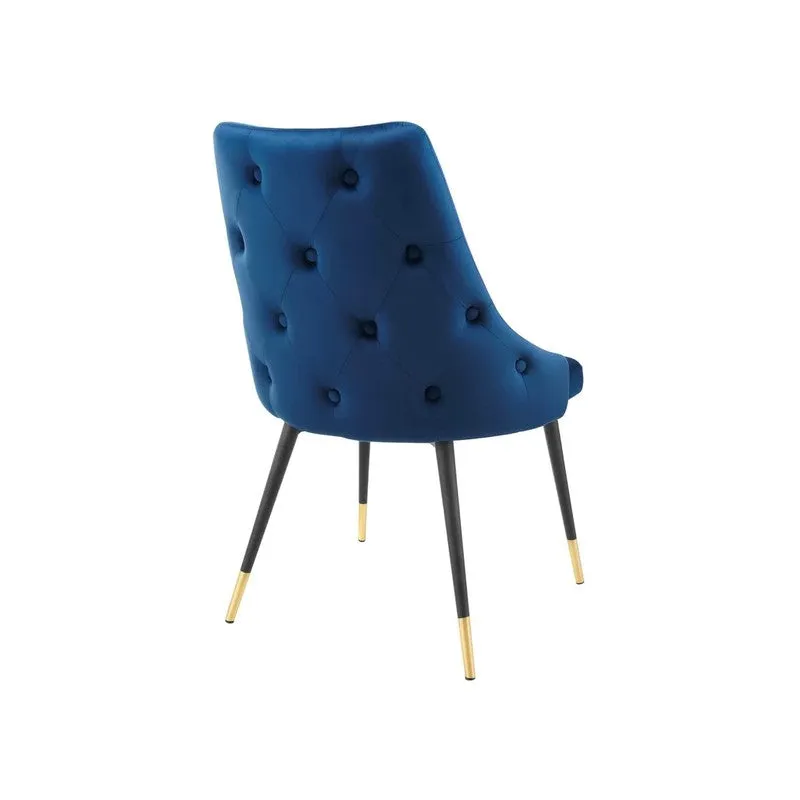 Lunara Neem Wood Accent Chair - Dark Blue media 6