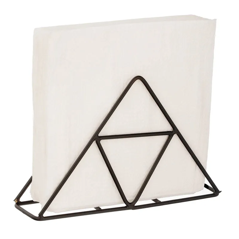 Trio Trail Napkin Holder (Black) - Set Of Two media 6