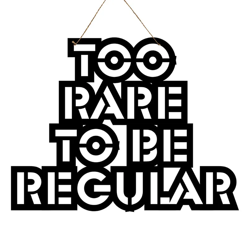 Too Rare To Be Regular Mild Steel Wall Accent media 3