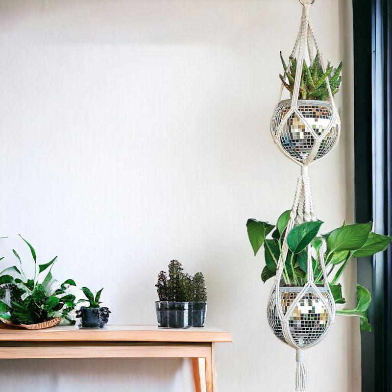 Elita Glimmer Planter - Set Of Two