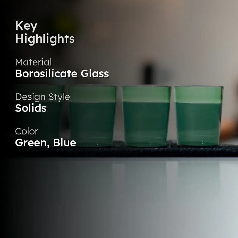 Frost Mint Tumbler Glass(310 mL) - Set Of Four media 2