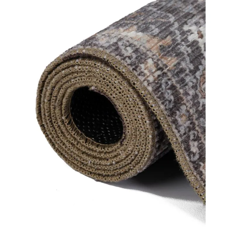 Rada Ethnic Polyester Carpet - Dark Grey media 7