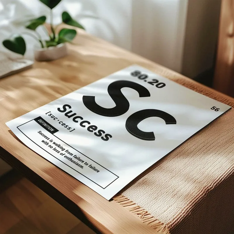 Success Blueprint Wall Poster media 4