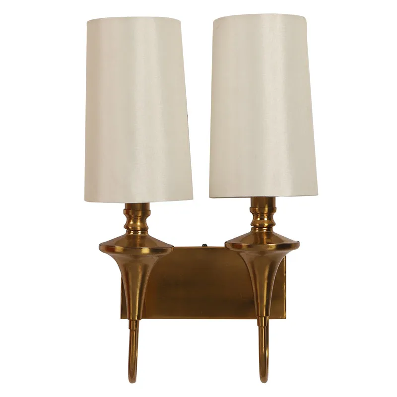 Linera Cotton Wall Lamp With Iron Base media 6