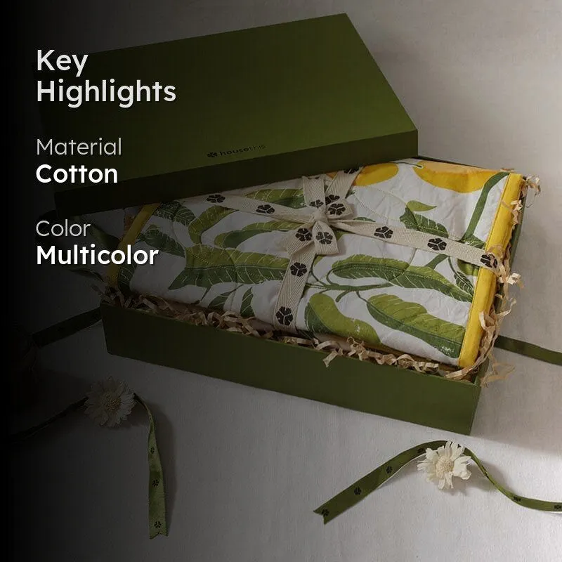 Mango Season Table Runner Gift Box (Yellow) - Set Of Two media 2