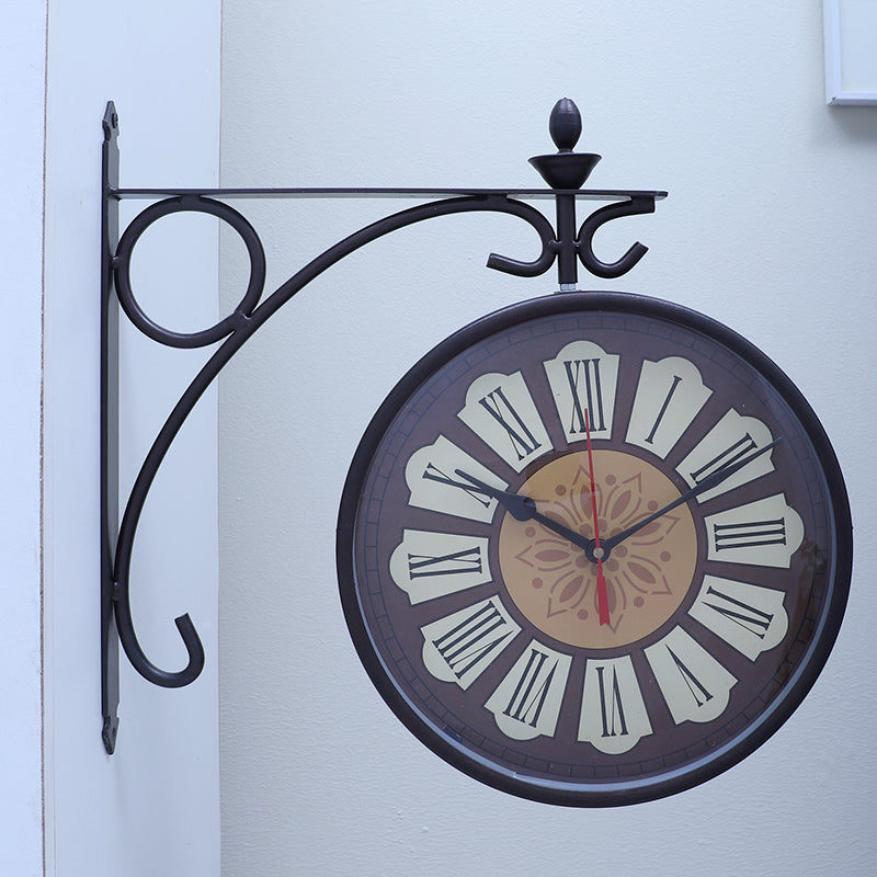 Wrought Hour Iron Wall Clock