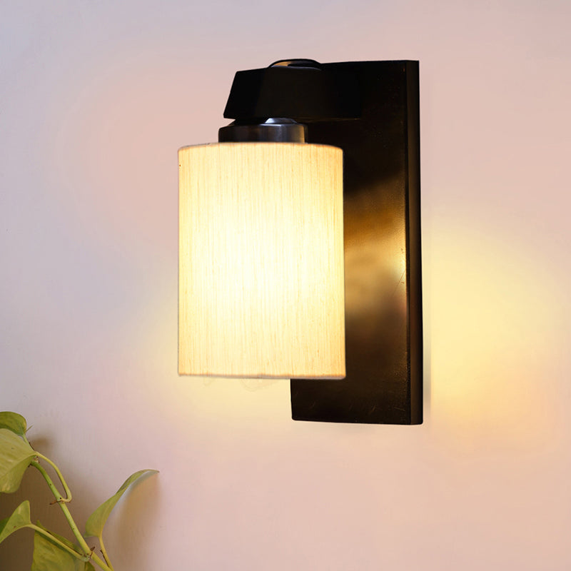 Eyrie Wooden Wall Lamp - Beige