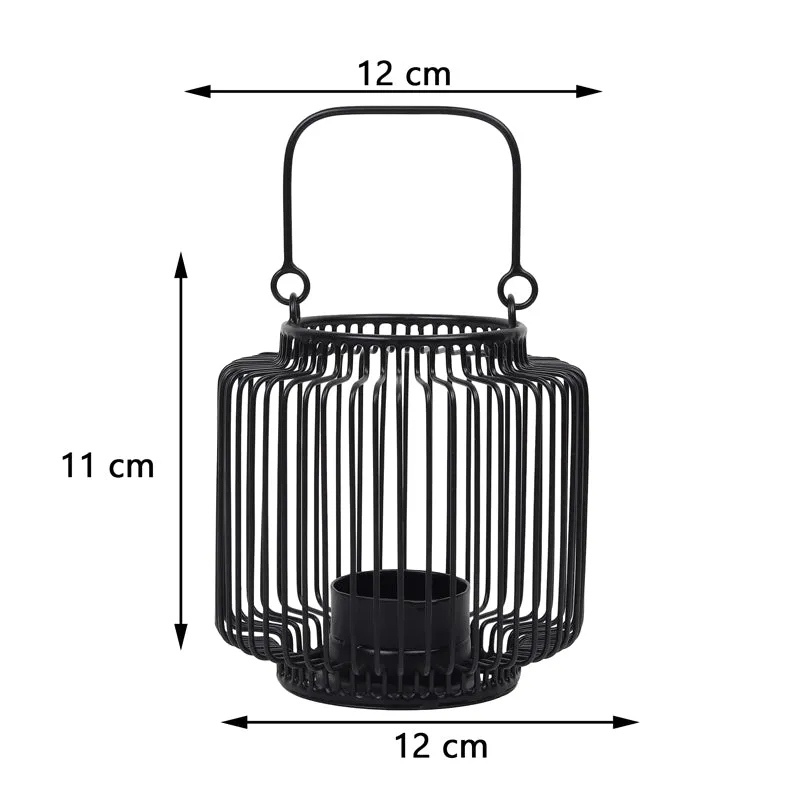 Nebula Tealight Candle Holder - Black media 6