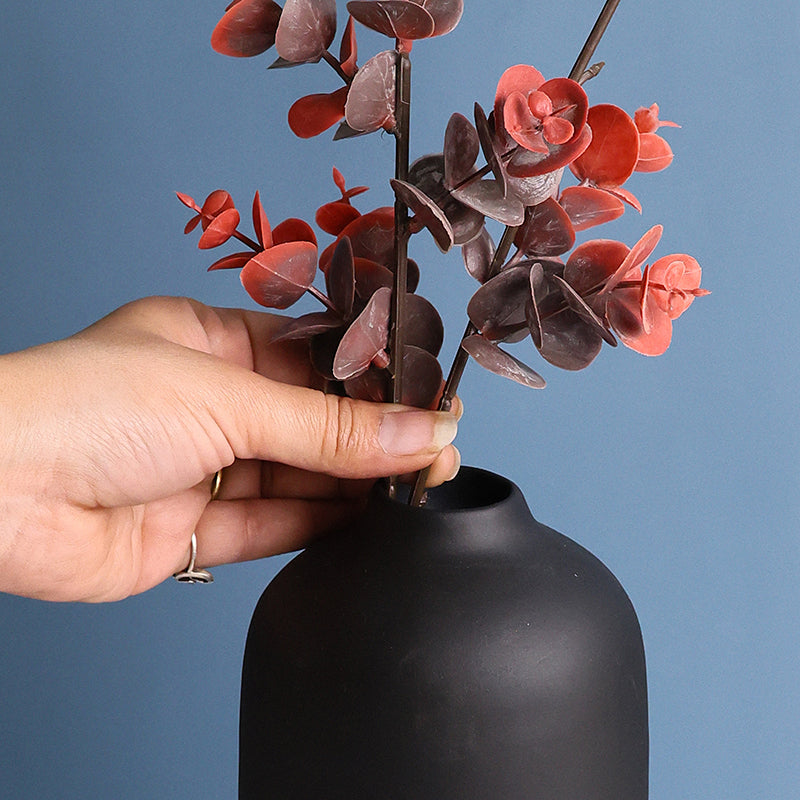 Carmelina Ceramic Vase - Black media 3