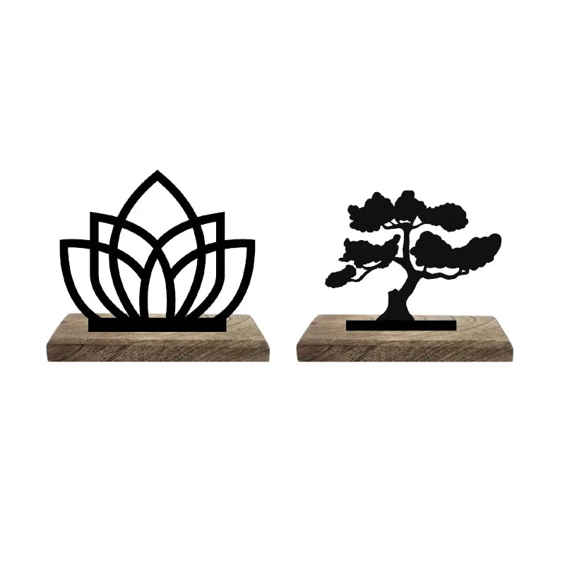 Nature's Serenity Showpiece - Set Of Two media 6