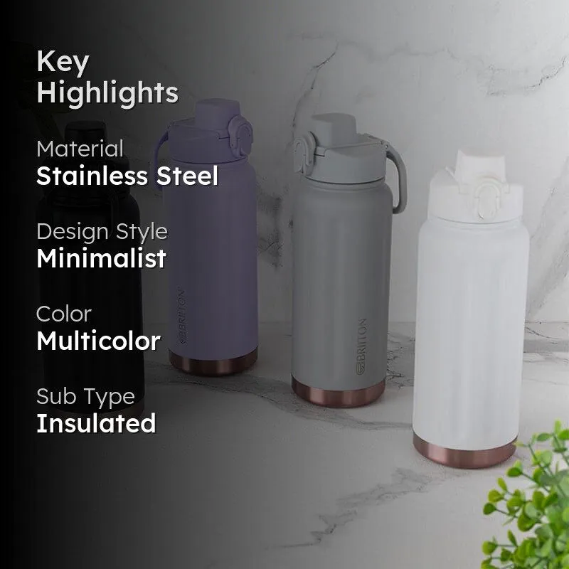 Sip Bliss Hot & Cold Thermos Water Bottle (750 mL Each) - Set Of Four media 2