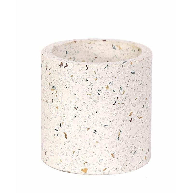 Terrazzo Cylindrical Hand Crafted Marble Planter - Big media 4