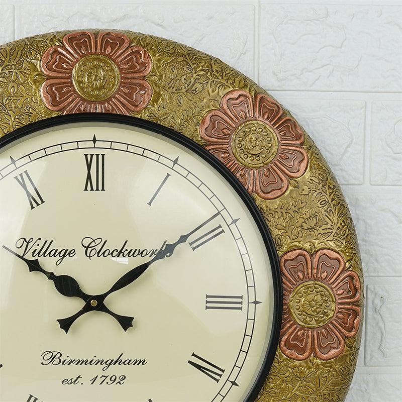 Denera Floral Wall Clock media 3