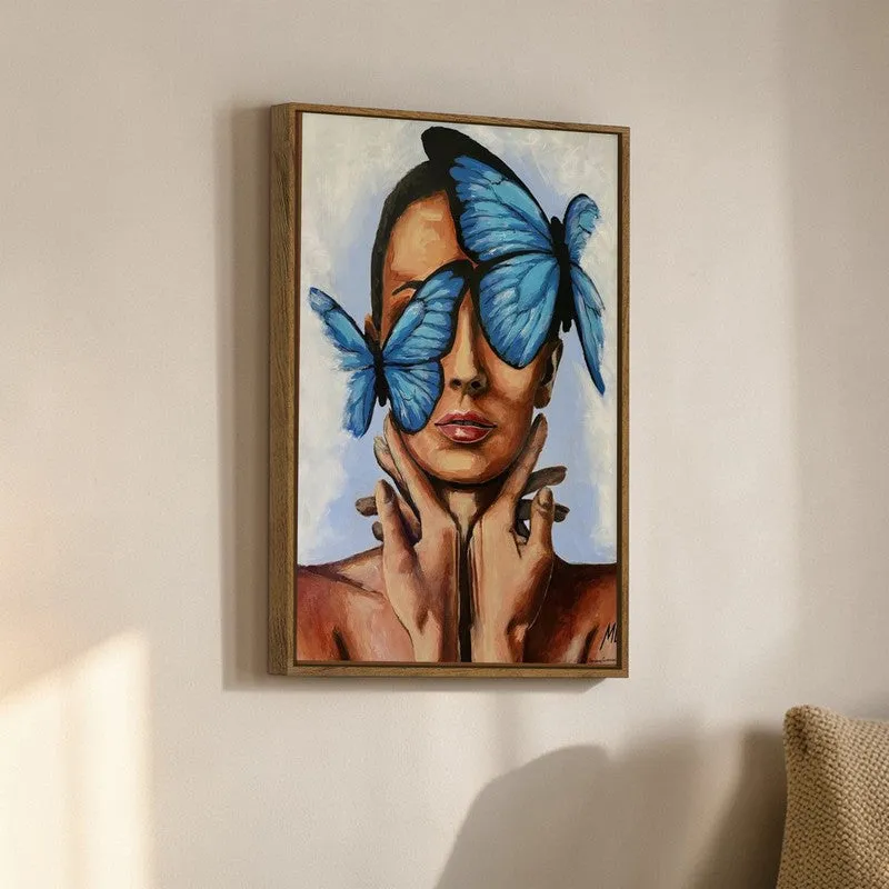 Winged Empress Canvas Wall Art With Frame media 3